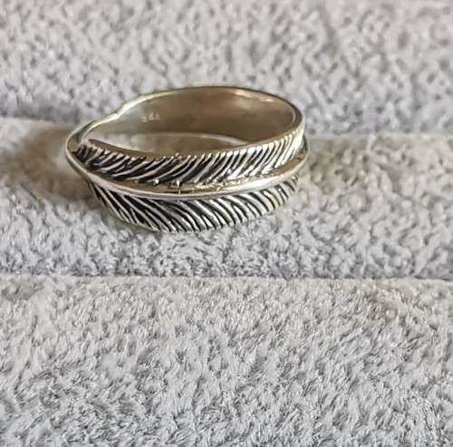DISCOUNT!!! Silver Feather Ring