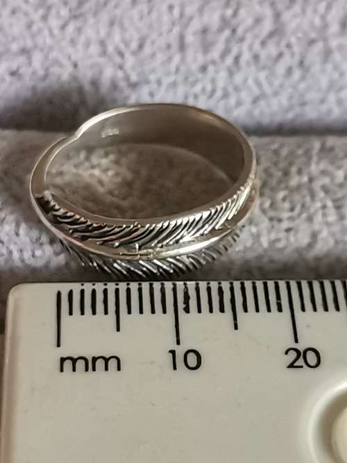 DISCOUNT!!! Silver Feather Ring