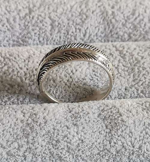 DISCOUNT!!! Silver Feather Ring