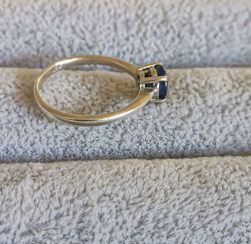 Silver Solitaire Ring