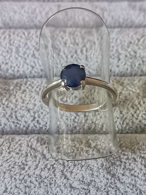 Silver Solitaire Ring