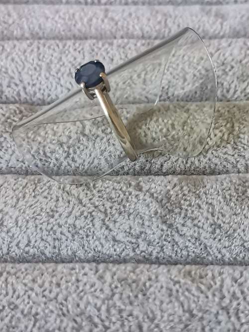 Silver Solitaire Ring