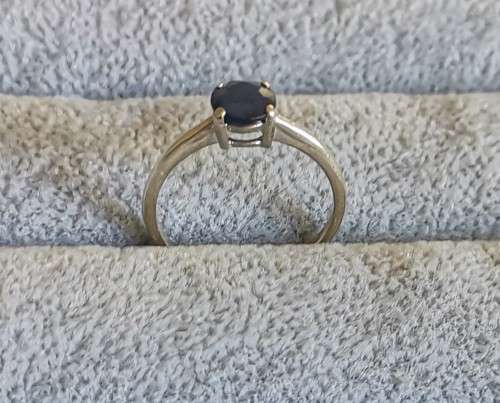Silver Solitaire Ring
