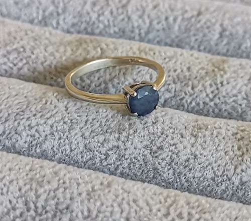 Silver Solitaire Ring