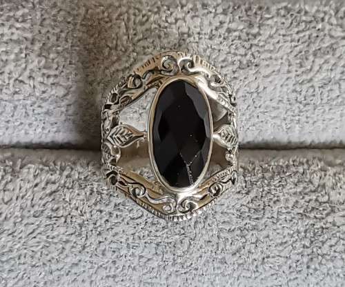 DISCOUNT!!! Detailed Onyx Ring