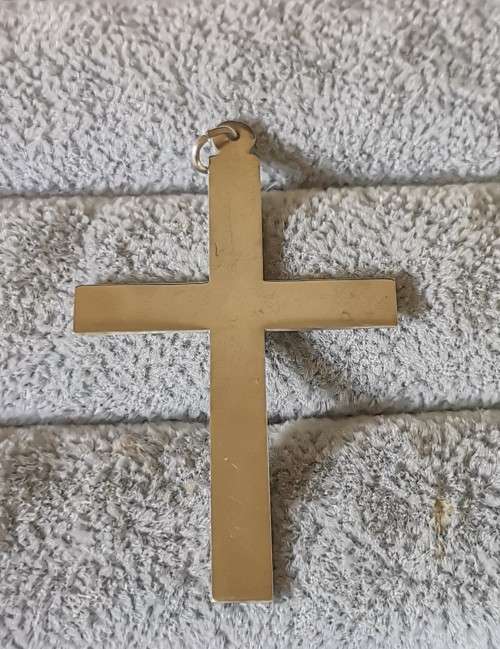 Big Silver Cross Pendant
