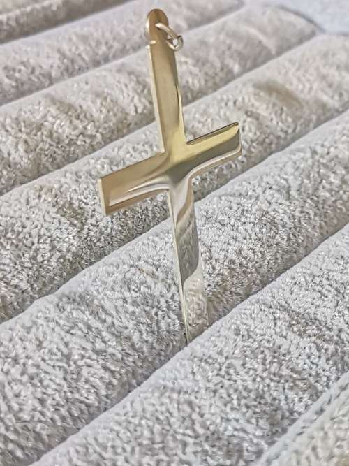 Big Silver Cross Pendant