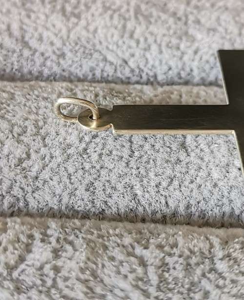 Big Silver Cross Pendant