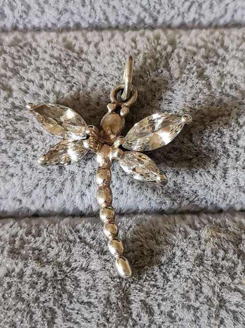 DISCOUNT!!! Silver Dragonfly Pendant