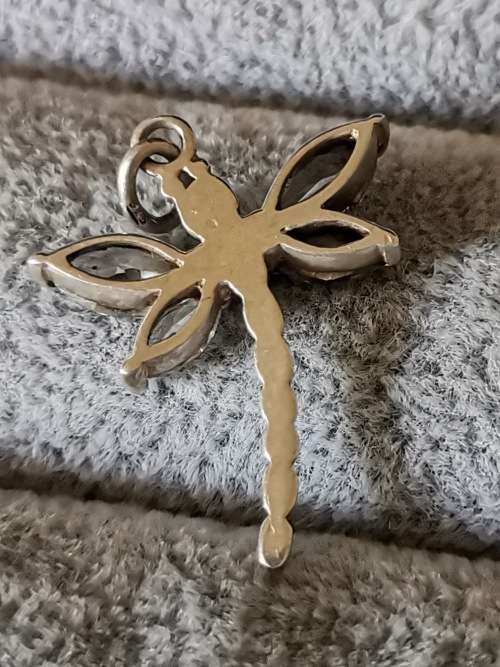DISCOUNT!!! Silver Dragonfly Pendant