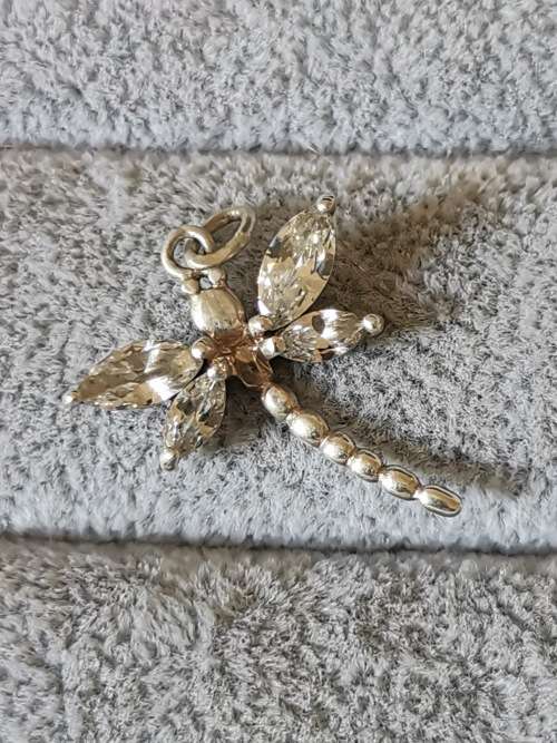 DISCOUNT!!! Silver Dragonfly Pendant