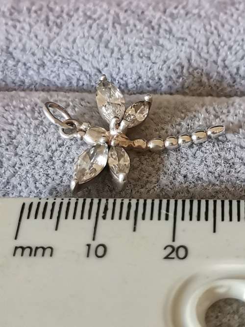 DISCOUNT!!! Silver Dragonfly Pendant