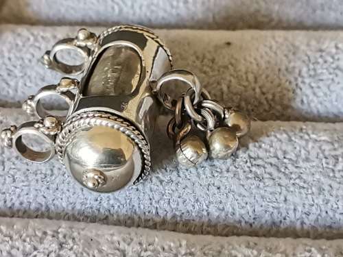 Unique Silver Taweez Pendant