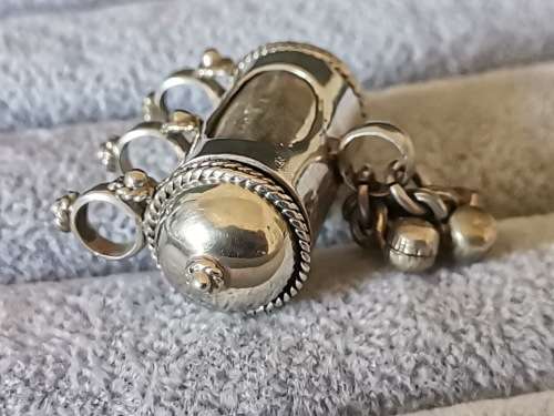 Unique Silver Taweez Pendant