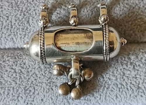 Unique Silver Taweez Pendant