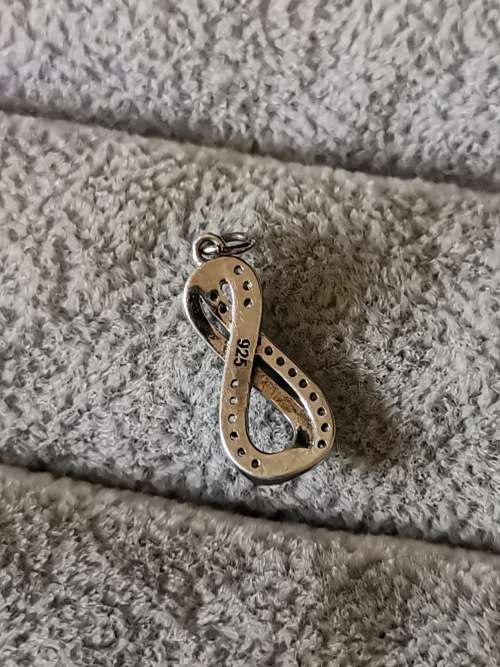 Dainty Silver Infinity Pendant