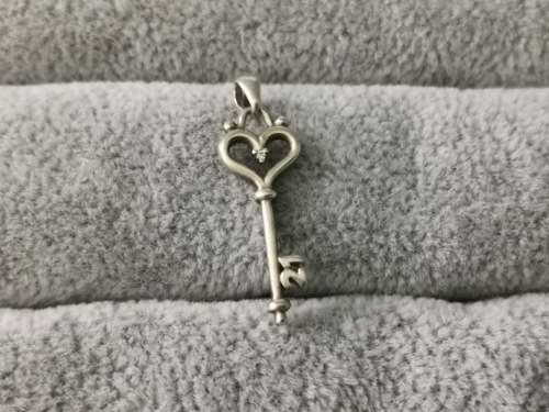 Silver 21 Key Pendant
