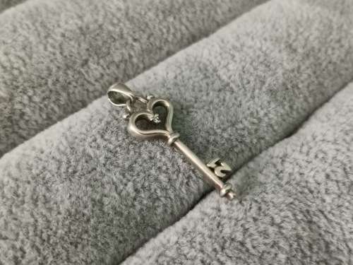 Silver 21 Key Pendant