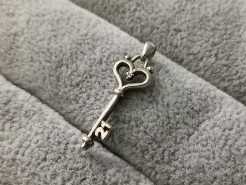 Silver 21 Key Pendant