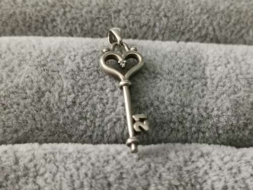 Silver 21 Key Pendant