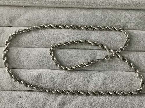 DISCOUNT!!! Silver Rope Chain