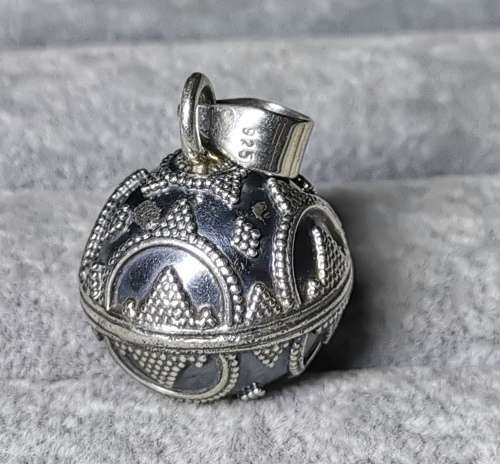 DISCOUNT!!! Silver Ball Chime Pendant