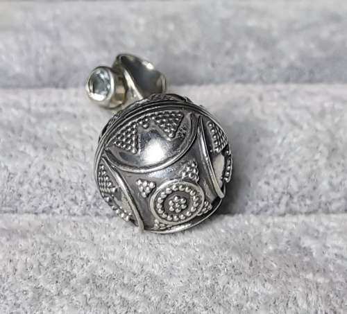 DISCOUNT!!! Silver Ball Chime Pendant