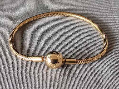 Gold Plated Pandora Bracelet