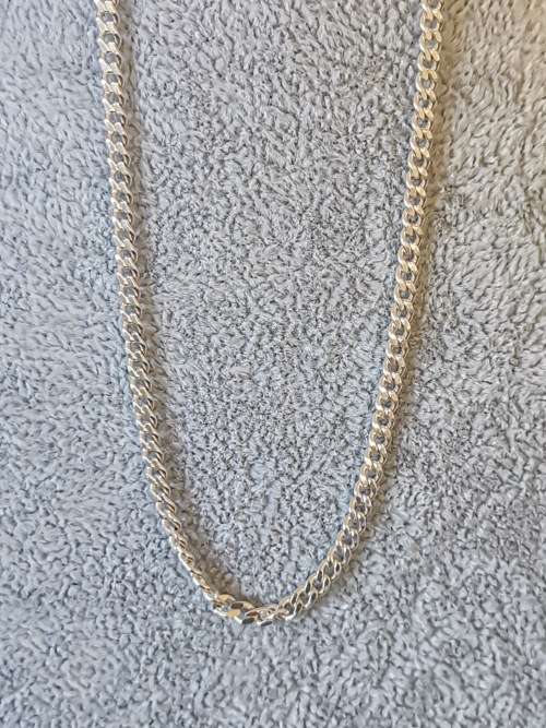 DISCOUNT!!! Silver Curb Chain
