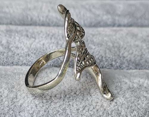 DISCOUNT!!! Silver Leafy Ring