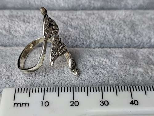 DISCOUNT!!! Silver Leafy Ring