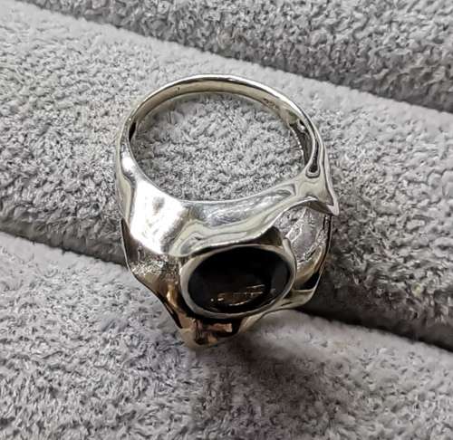 DISCOUNT!!! Silver Smoky Quartz Ring