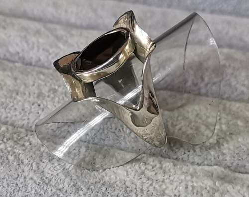 DISCOUNT!!! Silver Smoky Quartz Ring
