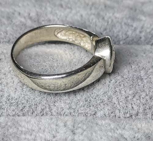 DISCOUNT!!! Silver Solitaire Ring