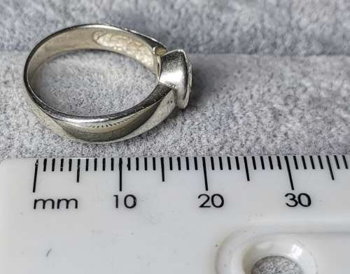 DISCOUNT!!! Silver Solitaire Ring