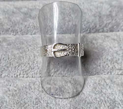 *R1 Auction* Silver Belt Ring