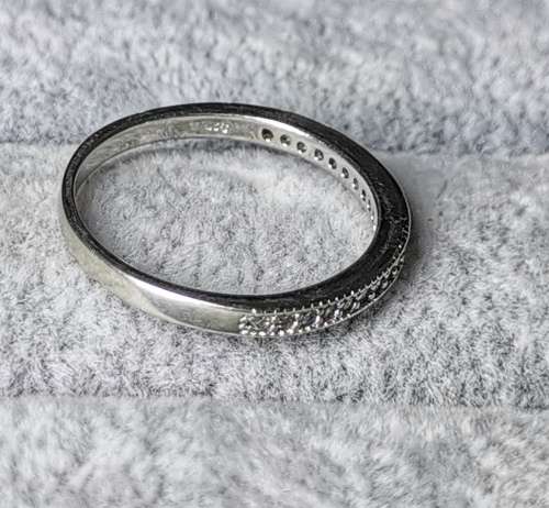 DISCOUNT!!! Silver Half Eternity Ring