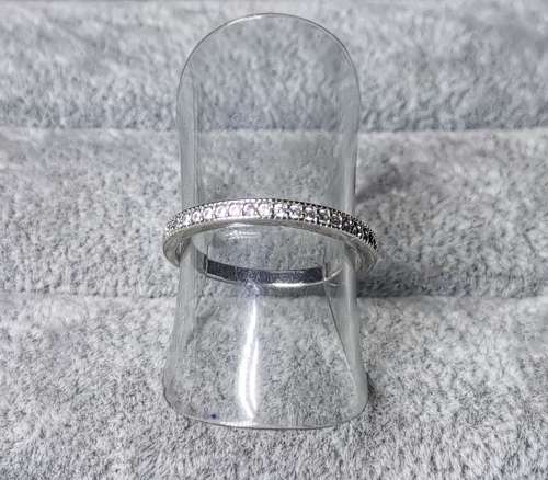 DISCOUNT!!! Silver Half Eternity Ring