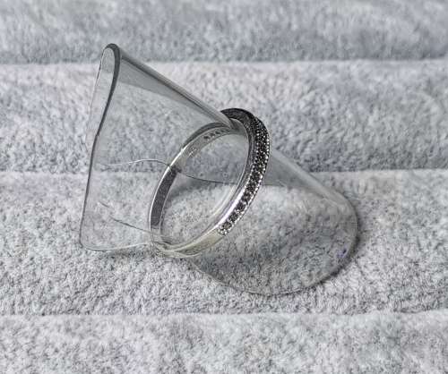 DISCOUNT!!! Silver Half Eternity Ring