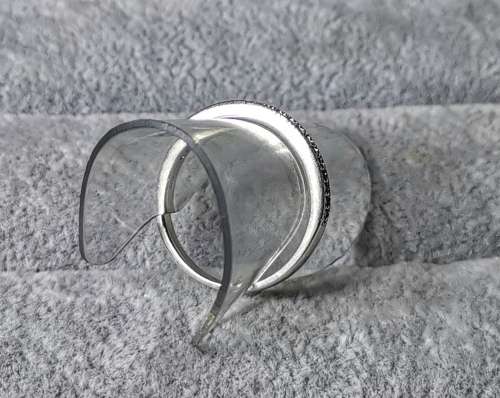 DISCOUNT!!! Silver Half Eternity Ring