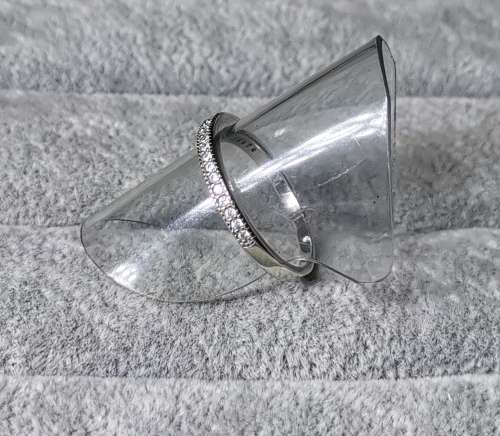 DISCOUNT!!! Silver Half Eternity Ring