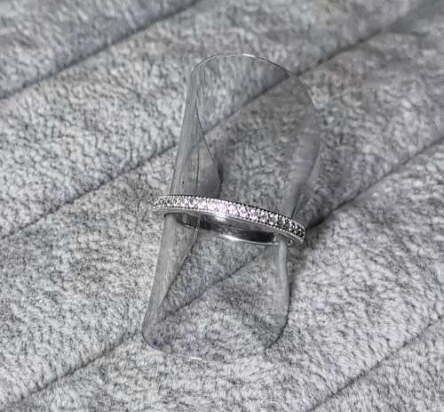 DISCOUNT!!! Silver Half Eternity Ring