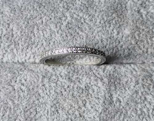 DISCOUNT!!! Silver Half Eternity Ring