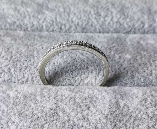 DISCOUNT!!! Silver Half Eternity Ring