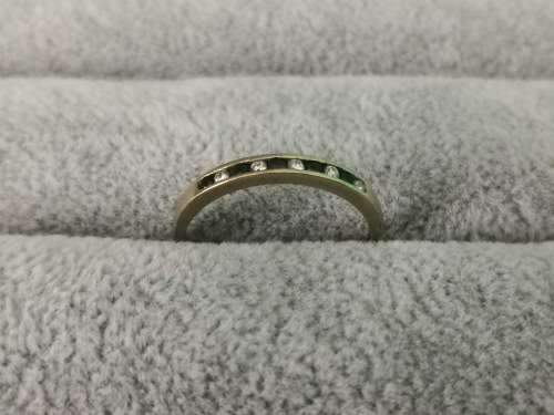 9ct Gold Half Eternity Ring