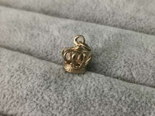 9ct Gold Crown Charm