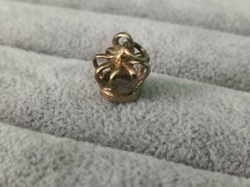 9ct Gold Crown Charm