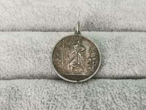 DISCOUNT!!! Silver St. Christopher Pendant