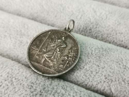 DISCOUNT!!! Silver St. Christopher Pendant