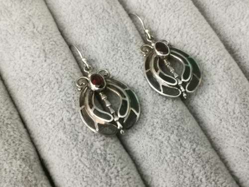 DISCOUNT!!! Silver Dragonfly Earrings